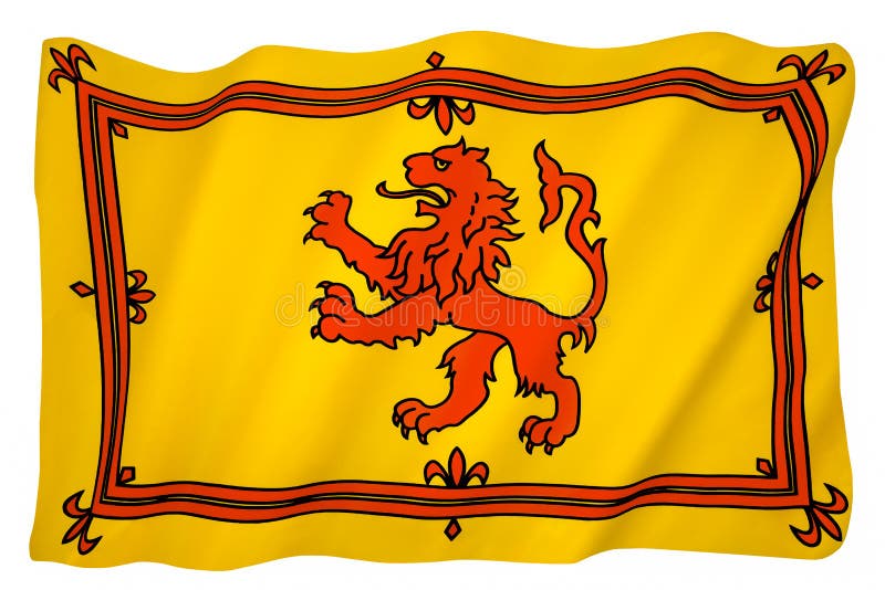 Waving Flag Silhouette Digital Cut Files for Cricut Royal Banner eps dxf svg png jpg Scotland Lion Rampart Flag SVG Vector Clip Art