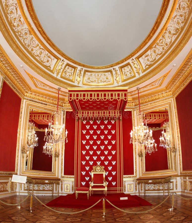 Throne room of Napoleon the Great, Château de Fontainebleau, France. :  r/monarchism