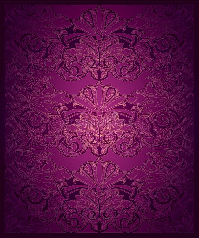 Royal, Vintage, Elegant Vertical Background in Purple with Gold Stock  Vector - Illustration of graphic, rapport: 118505433