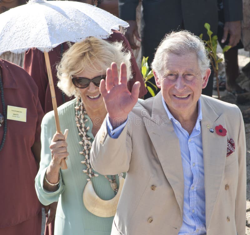 Royal Wave from a Royal Couple Editorial Stock Photo - Image of wave ...