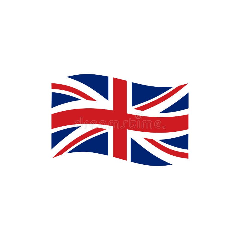 Royaume-uni Modèle De Conception Du Logo Du Drapeau Anglais Illustration de  Vecteur - Illustration du anglais, britannique: 219659591