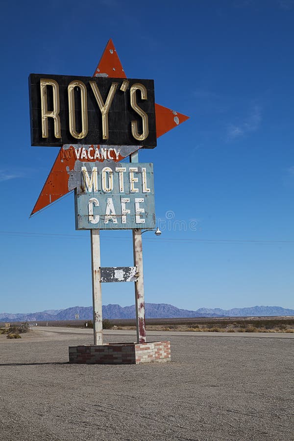 Roys Motel and Cafe, Amboy editorial photo. Image of desert - 89094726