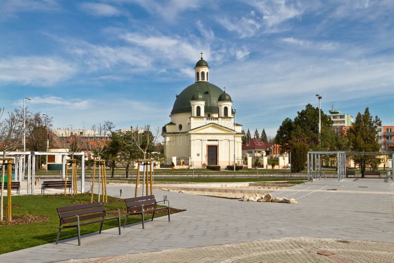 Kostel Rozálie v Komárně.