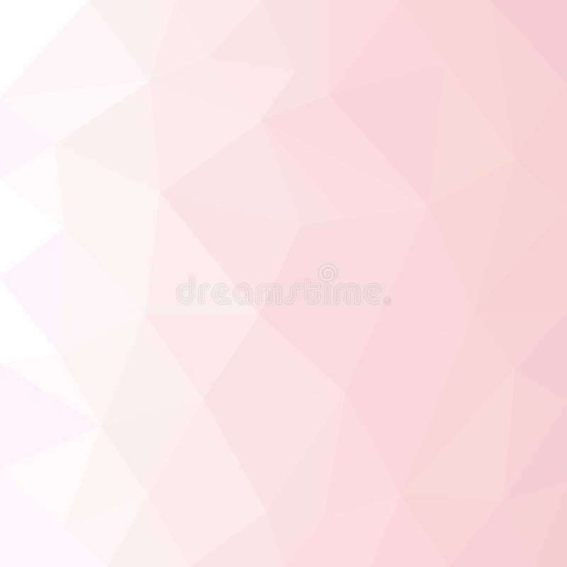 Roze Lage Poly Overgang Roze Naar Wit Vector Illustratie - Illustration of diamant, vorm: 138190847