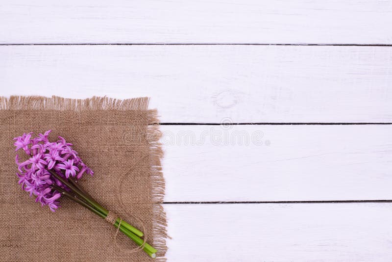 Roze bloemenboeket op witte houten lijstachtergrond, bovenkant boven mening stock afbeeldingen Roze bloemenboeket op witte houten lijstachtergrond, bovenkant boven mening stock afbeeldingen