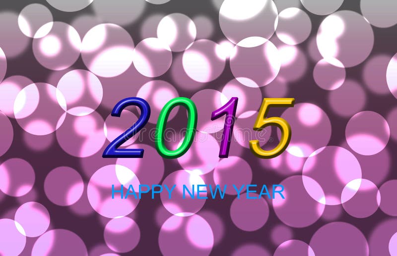 2015 Roze bokehachtergrond vector illustratie