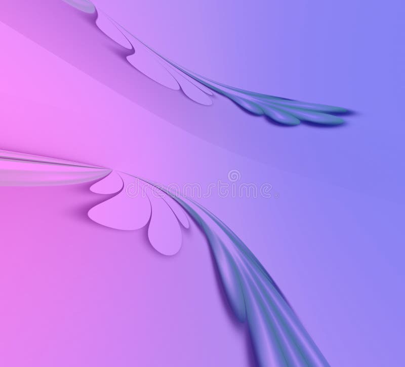 Roze en paars vector illustratie