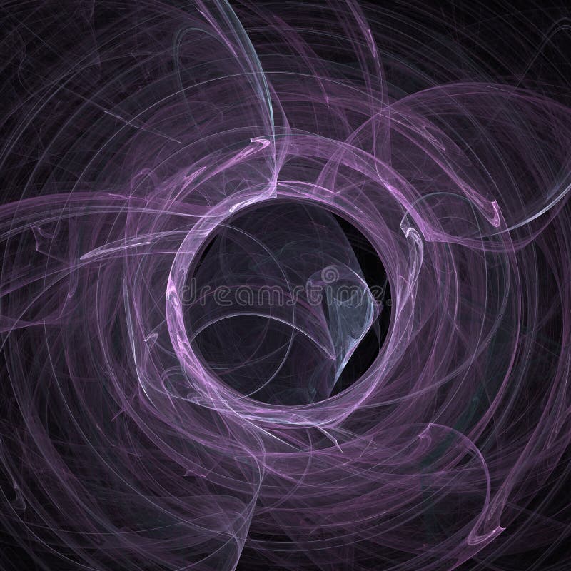 Roze en wit van de schroefwolken van de mengelingsrook de krommen futuristisch fractal digitaal art. vector illustratie Roze en wit van de schroefwolken van de mengelingsrook de krommen futuristisch fractal digitaal art. vector illustratie