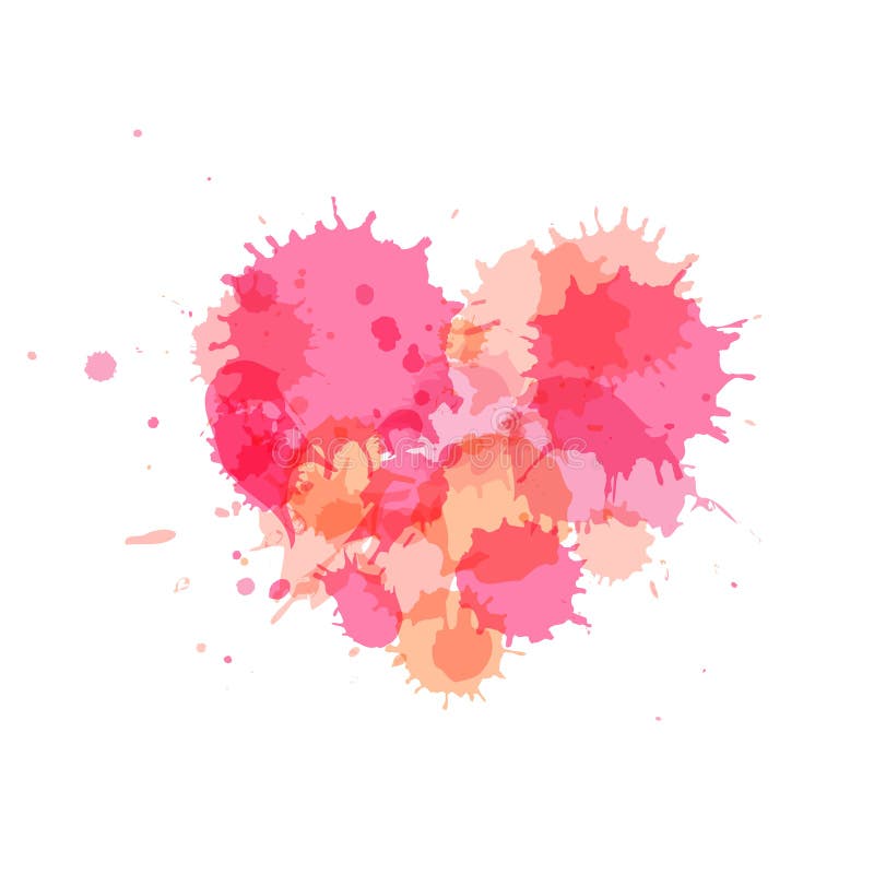 Roze hart, vectorelement voor uw ontwerp stock illustratie Roze hart, vectorelement voor uw ontwerp stock illustratie