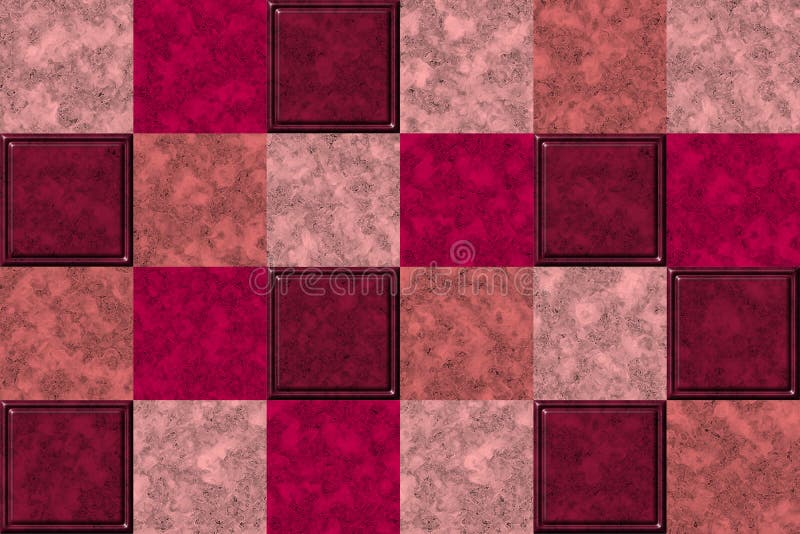 Roze, purple en van de roomkleur marmer volumed textuur, tegelpatroon royalty-vrije illustratie Roze, purple en van de roomkleur marmer volumed textuur, tegelpatroon royalty-vrije illustratie