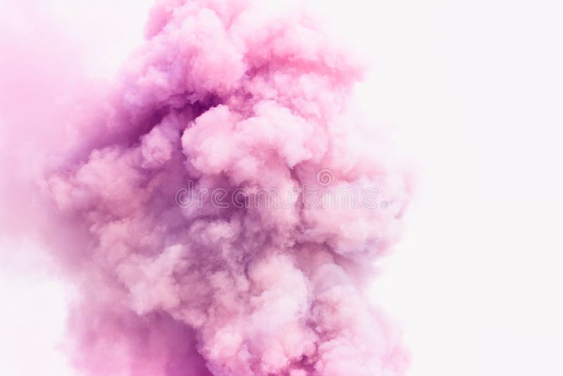 Roze rook zoals wolkenachtergrond royalty-vrije stock afbeelding Roze rook zoals wolkenachtergrond royalty-vrije stock afbeelding