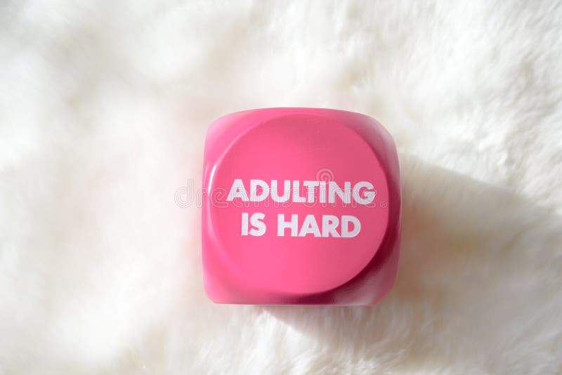 Roze teken met het witte van letters voorzien die zegt stock foto Roze teken met het witte van letters voorzien die zegt stock foto
