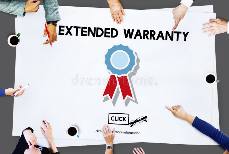 Rozszerzonej gwaranci ilości bezpieczeństwa usługa Gwarantujący pojęcie fotografia royalty free Rozszerzonej gwaranci ilości bezpieczeństwa usługa Gwarantujący pojęcie fotografia royalty free