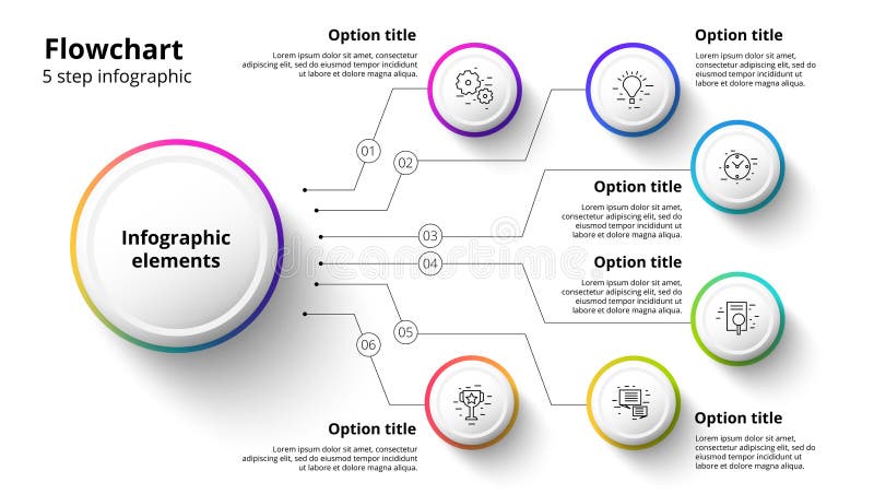 Rozwój biznesu mapy infographics z 6 kroków segmentami Circul royalty ilustracja Rozwój biznesu mapy infographics z 6 kroków segmentami Circul royalty ilustracja