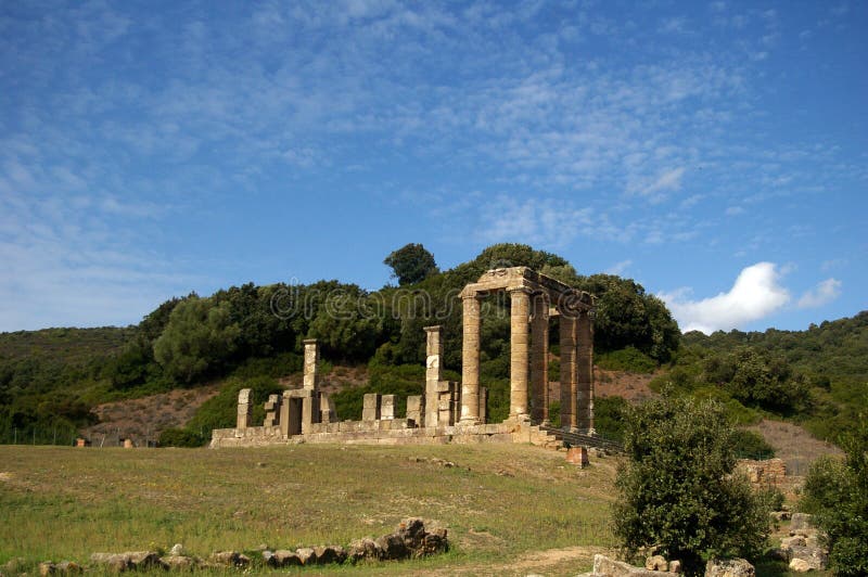 RRoman temple of Antas, Sardinia..