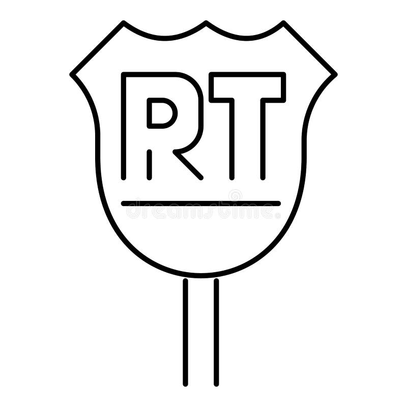 Rt-teckensymbol, översiktsstil