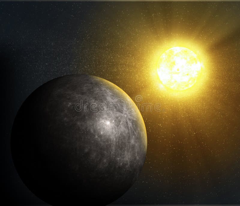 rtęci planeta ilustracja wektor rtęci planeta ilustracja wektor