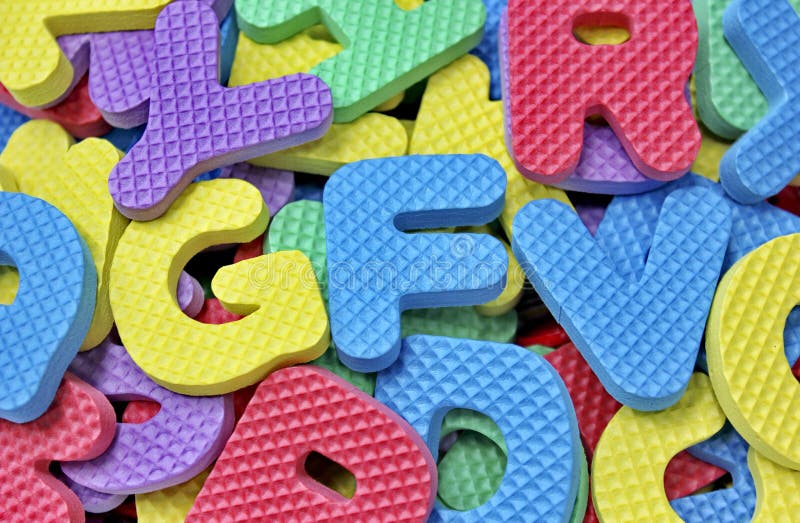 Rubber alphabets stock image. Image of rubber, alphabets - 32587549