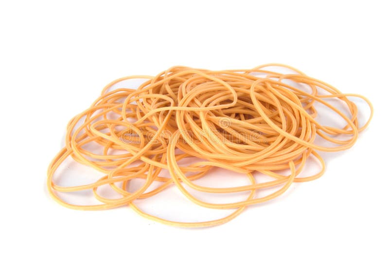 Rubber band stock photo. Image of business, multiple, isolated 9434946