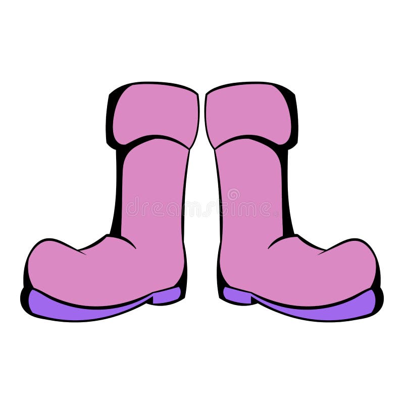 Boots cartoon icon stock illustration. Illustration of isolated 125335192
