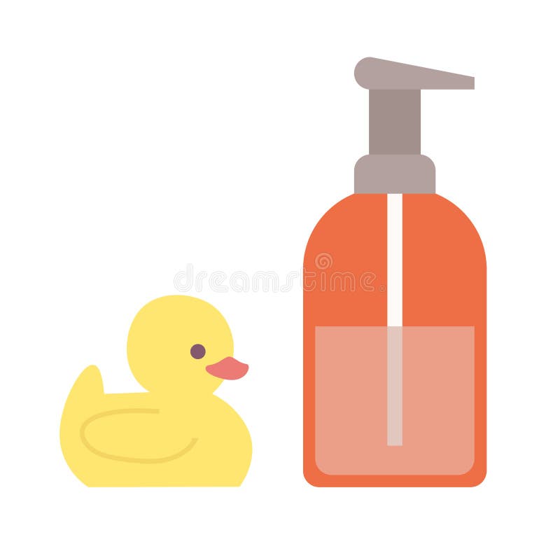 Rubber Duck Print Soap Dispenser