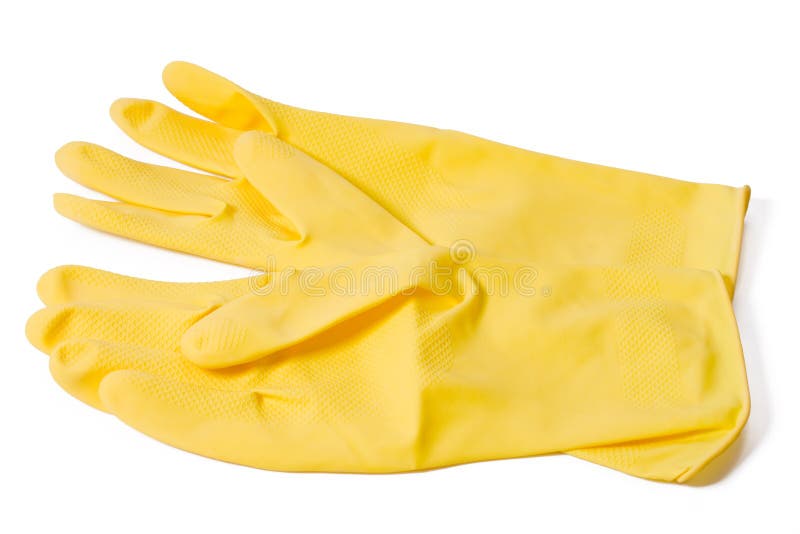 Rubber glove royalty free stock image