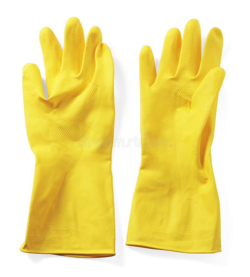Rubber gloves stock photo. Image of isolated, glove, rubber 8554248
