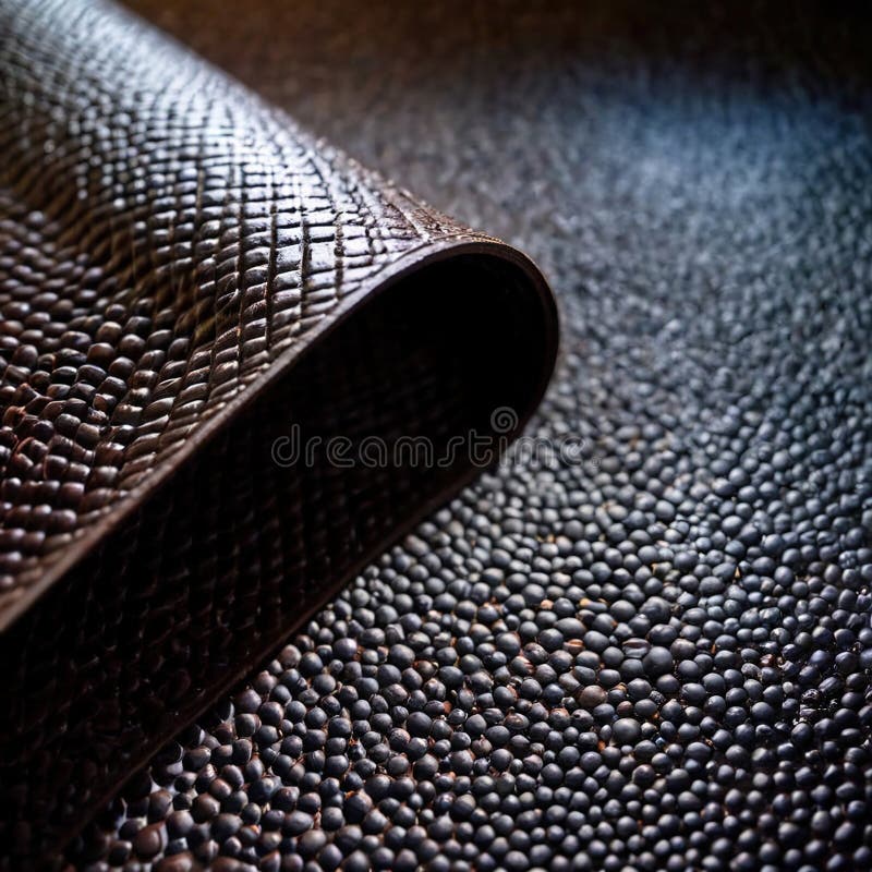 Rubber gym mat flooring for support during indoor exercise and workout royalty free illustration