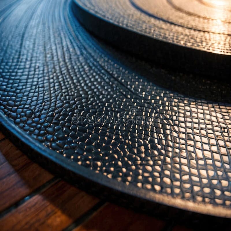 Rubber gym mat flooring for support during indoor exercise and workout royalty free illustration