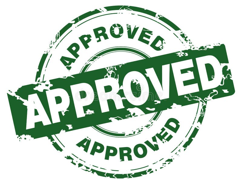 Grunge rubberen stempel voor kantoor stock illustratie