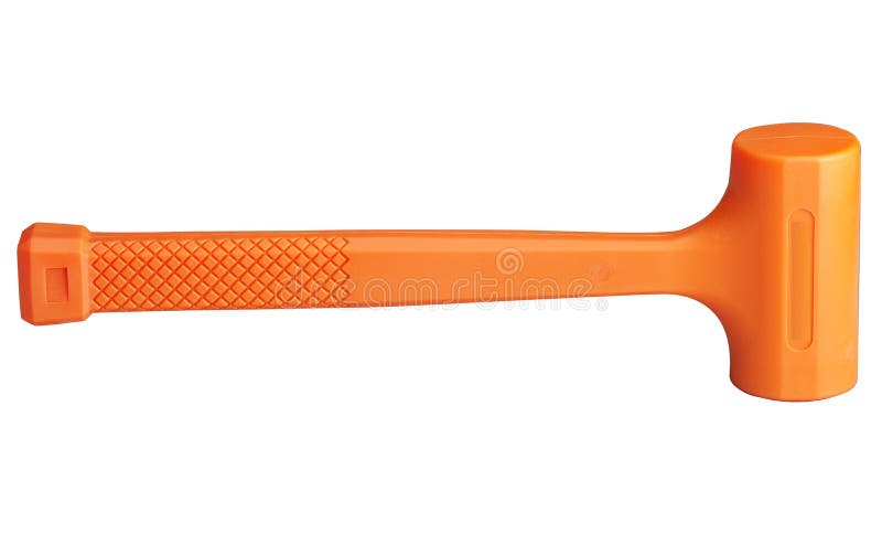 A rubber mallet stock photo