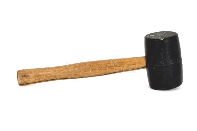 Rubber Mallet 2 royalty free stock photography