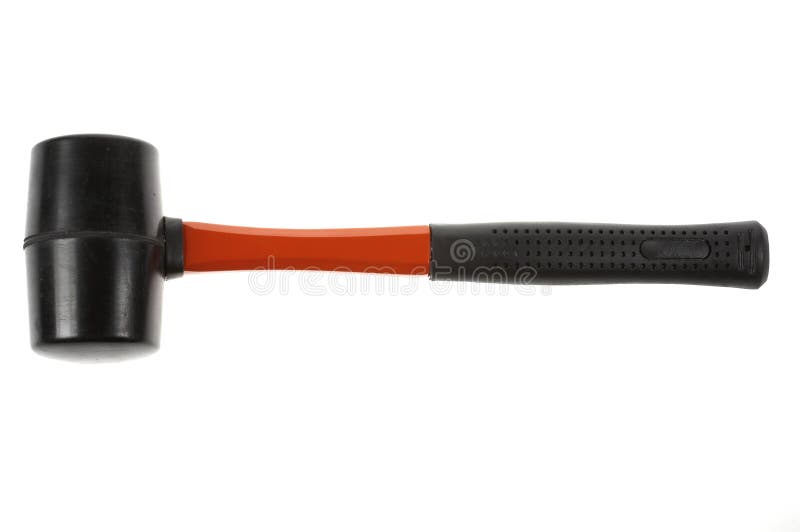 Rubber mallet royalty free stock photography