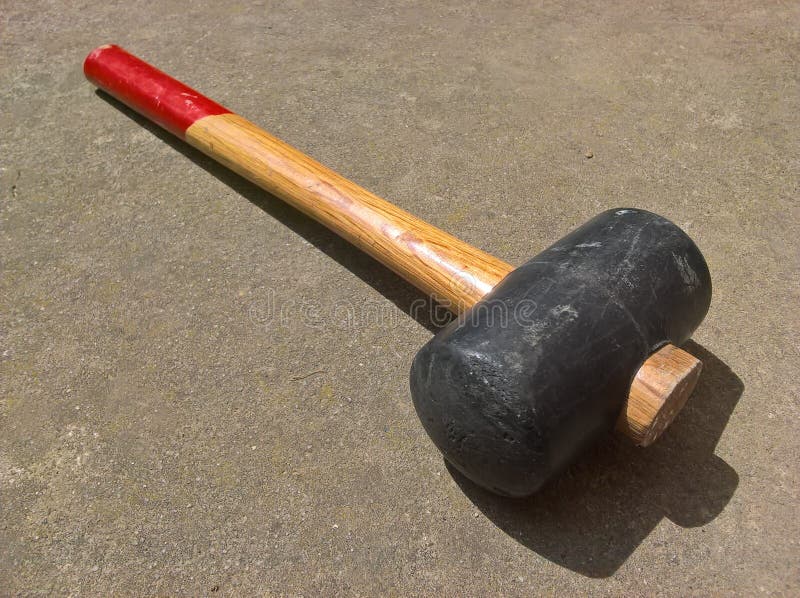 Rubber Mallet Head stock image. Image of hammer, tool 91876009