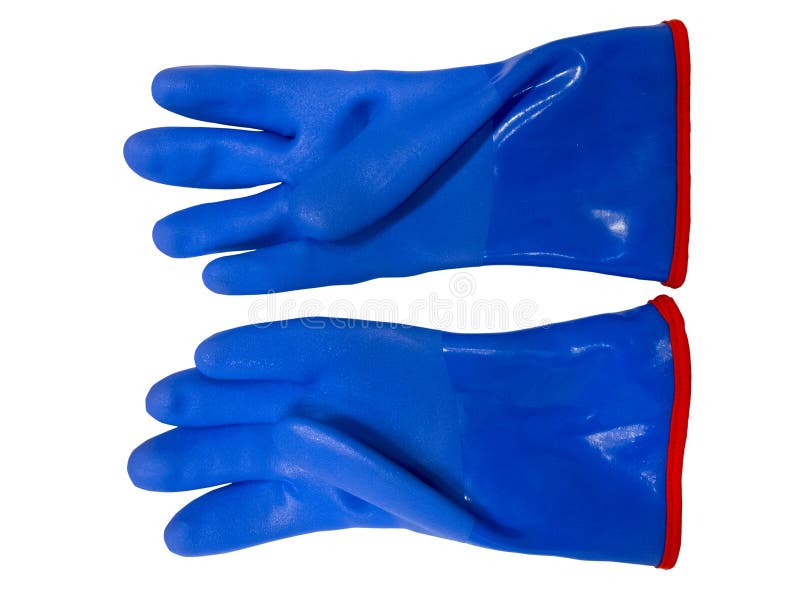 Rubber safety gloves stock image. Image of isolated, concept 83253929