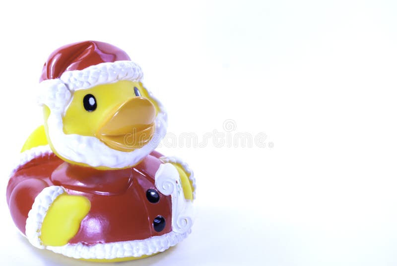 Rubber Santa Clause Duck stock photo. Image of clause - 51285960