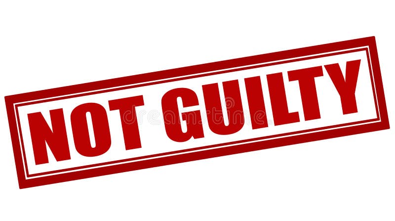 Not Guilty Stock Illustration Illustration Of Symbol