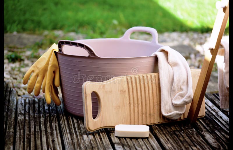 Hand Laundry Kit stock photo. Image of household, blackout 258630896