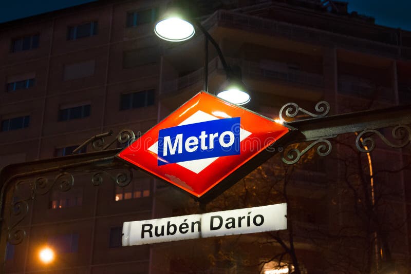 Ruben Dario Station arkivbild Ruben Dario Station arkivbild