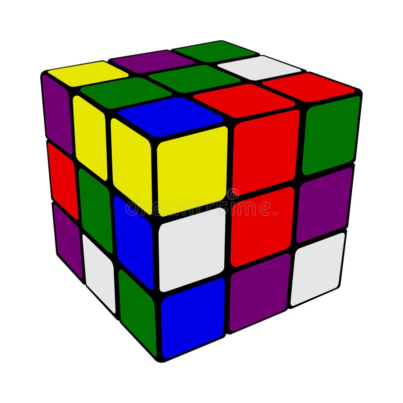 Solving Rubiks Cube Stock Illustrations – 90 Solving Rubiks Cube
