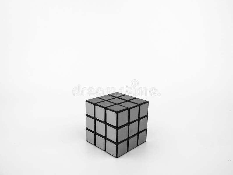 Rubik S Cube in Black and White Editorial Image - Image of dice ...