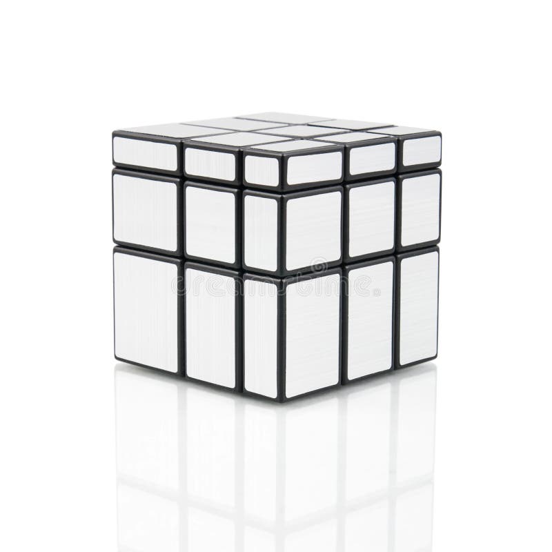 Blank White Rubiks Cube Puzzle Editorial Image - Image of challenge ...