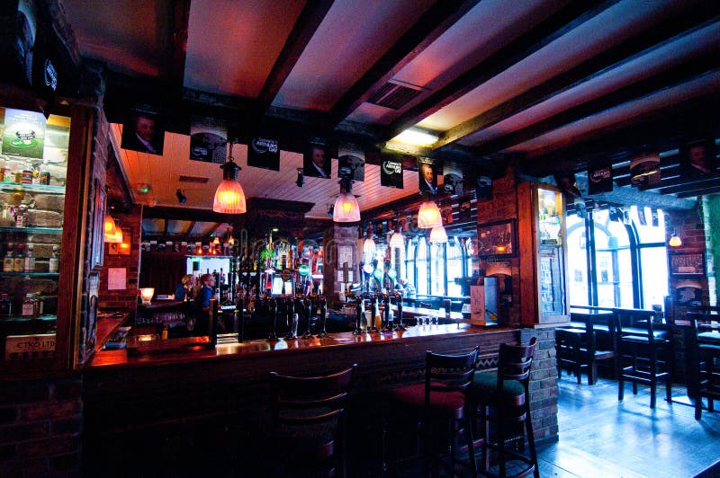 Traditional irish beer pub in Tampere, Finland