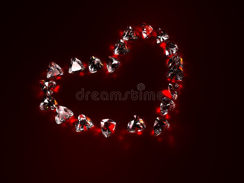 Ruby heart vector illustration Ruby heart vector illustration
