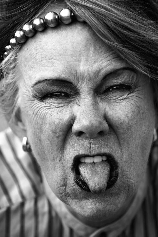 Rude old woman stock photo. Image of angry, crazy, nasty - 9120018