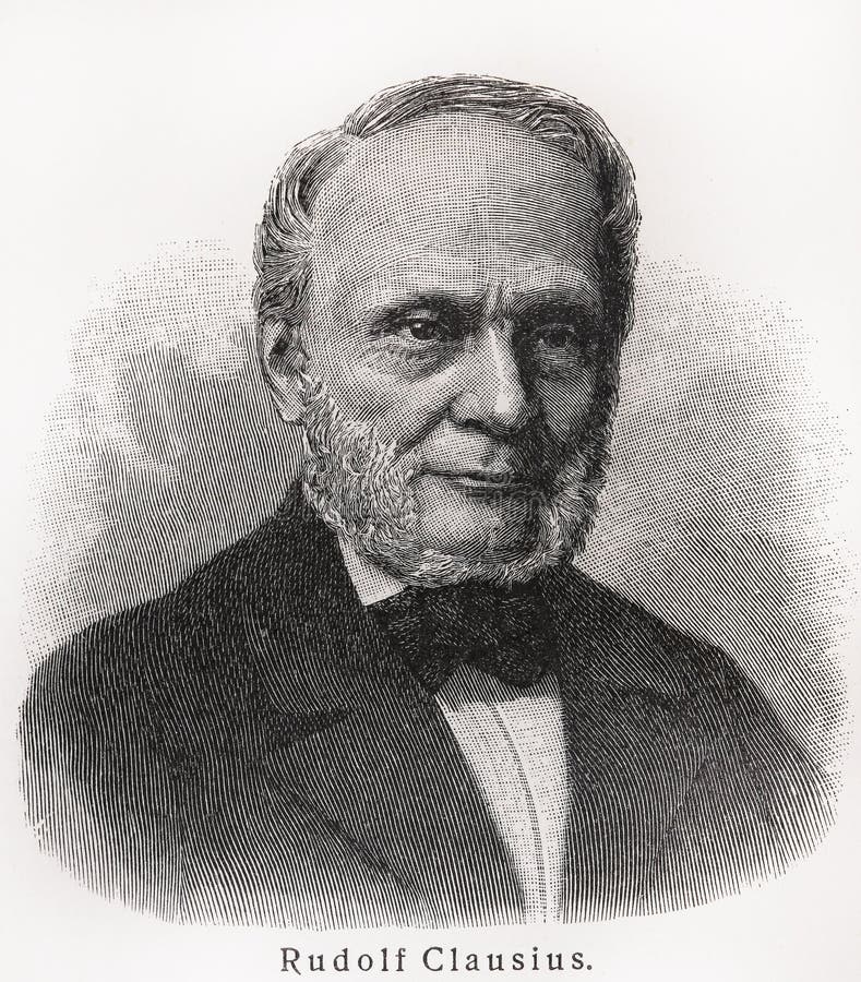 Rudolf Julius Emanuel Clausius (1822 - 1888) was a German physicist and mathematician and is considered one of the central founders of the science of thermodynamics. Sketch from an 100 years old encyclopedia book. Rudolf Julius Emanuel Clausius (1822 - 1888) was a German physicist and mathematician and is considered one of the central founders of the science of thermodynamics. Sketch from an 100 years old encyclopedia book.