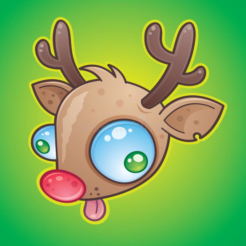 Download Rudolph The Red-Nosed Reindeer Stock Vector - Illustration ...