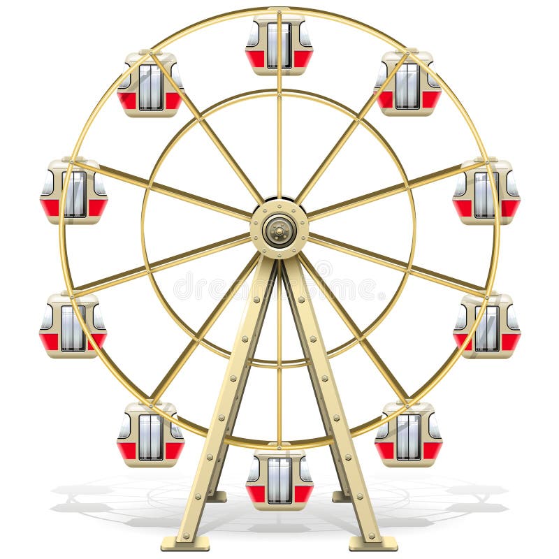 Rueda de ferris del vector libre illustration Rueda de ferris del vector libre illustration
