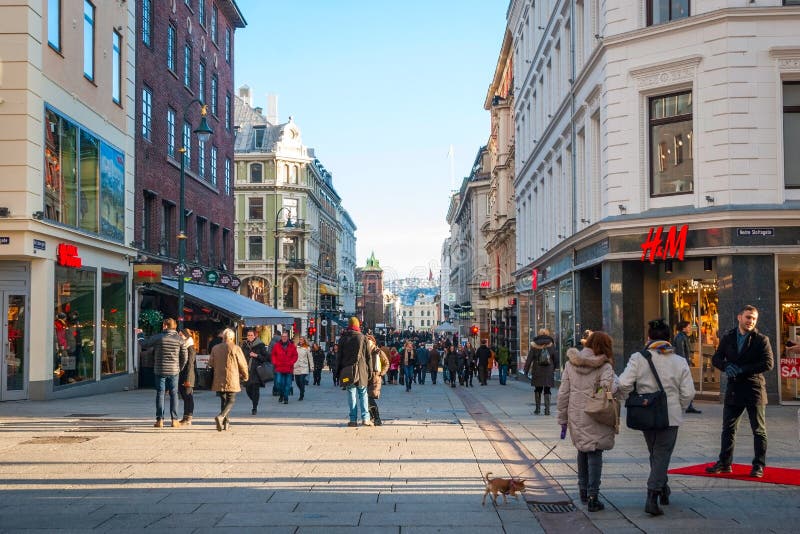 Rues d'Oslo, Norvège image éditorial. Image du résidentiel 62026505