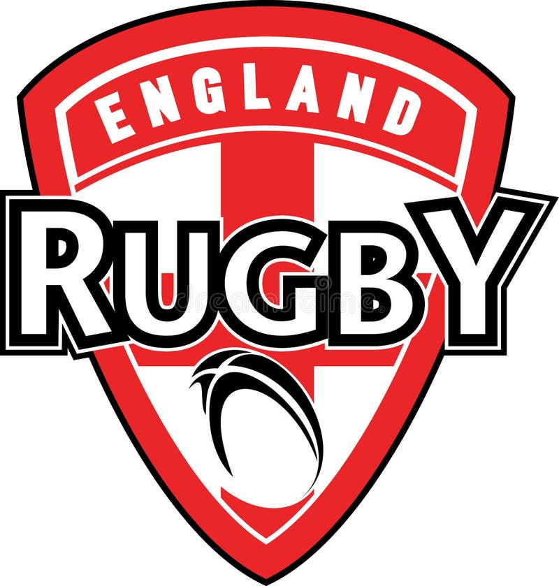 Rugby ball england flag stock illustration. Illustration of england